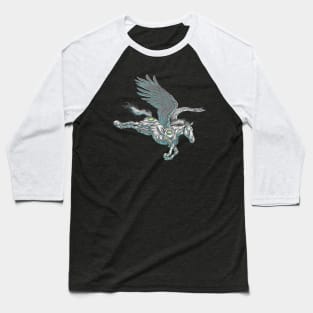 Cyber Unicorn Dreams: Futuristic Fantasy Baseball T-Shirt